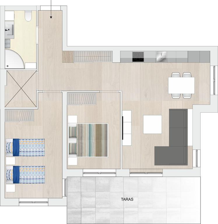 Apartament Blue Sky Колобжег Екстер'єр фото